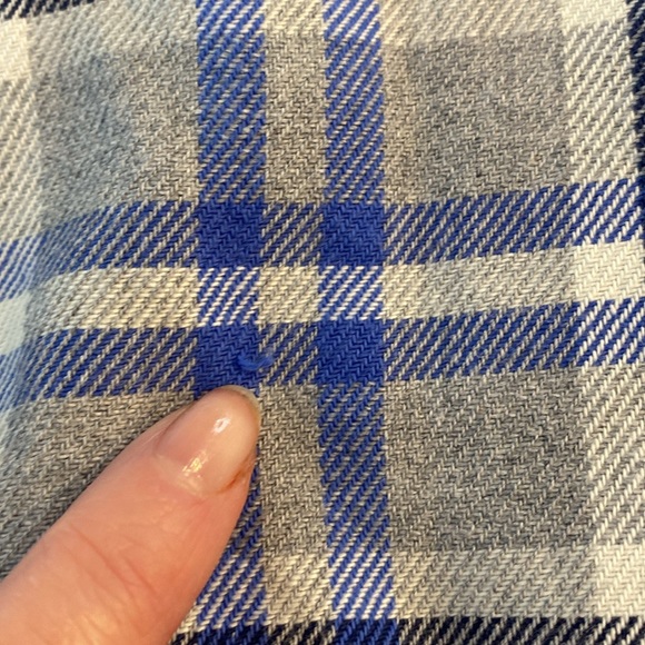 L.L. Bean Plaid Shacket Shirt Jacket Quilted Lining Button Up Primaloft Large - Picture 10 of 16